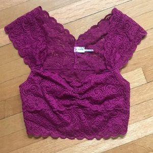 Free People Lace Top